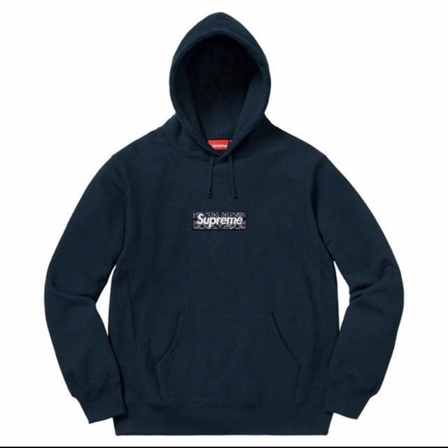 supreme ボックスロゴ　バンダナ　ペイズリー柄　XL