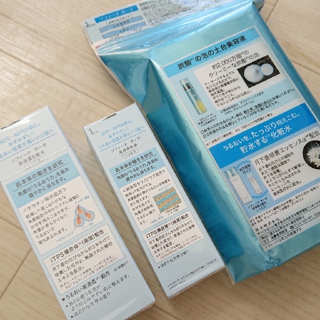 【新品未開封】SOFINA しっとり高保湿化粧水・乳液 土台美容液セット 3