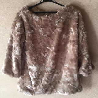 ザラ(ZARA)のZARA フェイクファーニット(ニット/セーター)