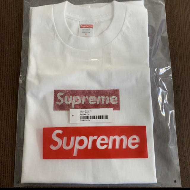 Supreme(シュプリーム)の新品未使用 Supreme Swarovski Box Logo Tee S メンズのトップス(Tシャツ/カットソー(半袖/袖なし))の商品写真