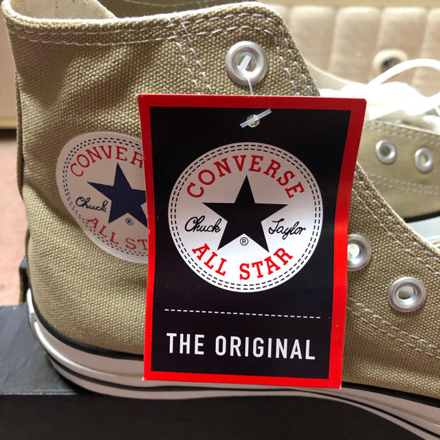 CONVERSE(コンバース)の【新品・未使用】コンバース　スニーカー　ベージュ レディースの靴/シューズ(スニーカー)の商品写真