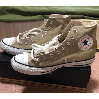 コンバース(CONVERSE)の【新品・未使用】コンバース　スニーカー　ベージュ(スニーカー)