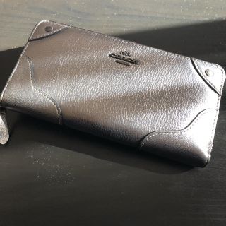 コーチ(COACH)のコーチ 長財布 シルバー メタリック(財布)