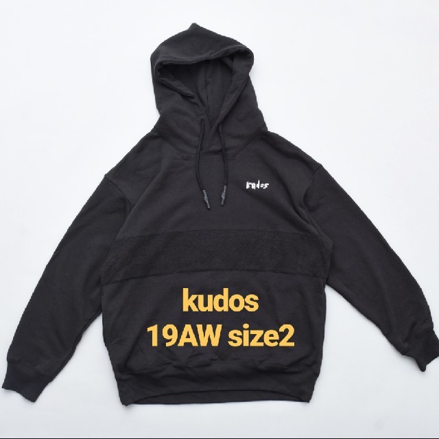 SUNSEA(サンシー)のkudos 「 MY OLD KUDOS HOODIE / black」 メンズのトップス(パーカー)の商品写真