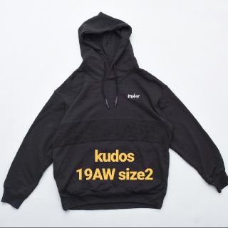 サンシー(SUNSEA)のkudos 「 MY OLD KUDOS HOODIE / black」(パーカー)