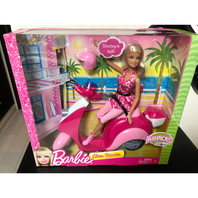 Barbie(バービー)のバービー　スクーター キッズ/ベビー/マタニティのおもちゃ(ぬいぐるみ/人形)の商品写真