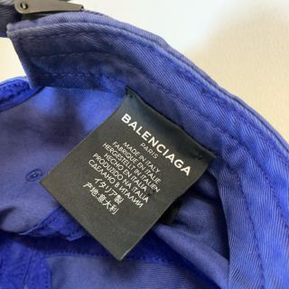 100周年記念Balenciaga キャップ　付属品完備