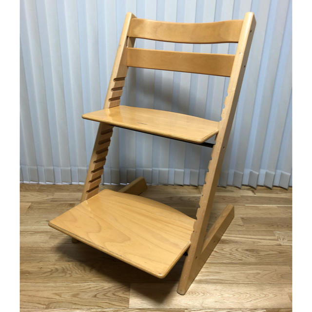 Stokke(ストッケ)の【ichico様専用】ストッケ トリップトラップ ナチュラル インテリア/住まい/日用品の椅子/チェア(ダイニングチェア)の商品写真