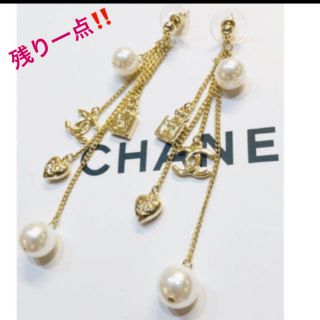 シャネル(CHANEL)のCHANELノベルティピアス❤️ロングピアス(ピアス)