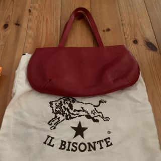 イルビゾンテ(IL BISONTE)のイルビゾンテ  赤　ミニトートバック(トートバッグ)