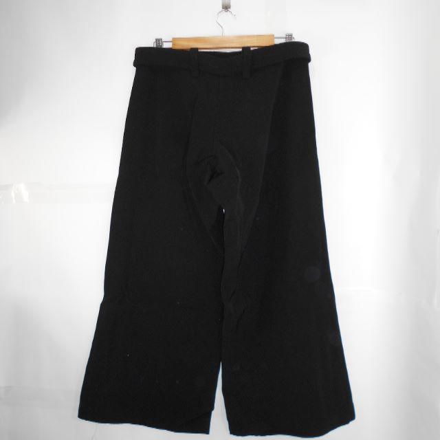 02011● Y's ワイド パンツ 4 ガウチョ ベルト付き スラックス メンズのパンツ(その他)の商品写真