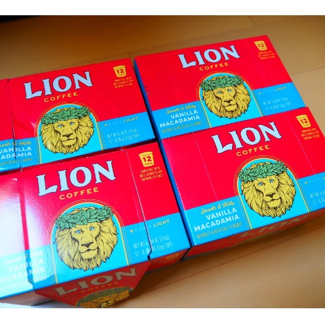 LION(ライオン)の【ラスト1箱】ライオンコーヒー　バニラマカダミア　キューリグKカップ 食品/飲料/酒の飲料(コーヒー)の商品写真