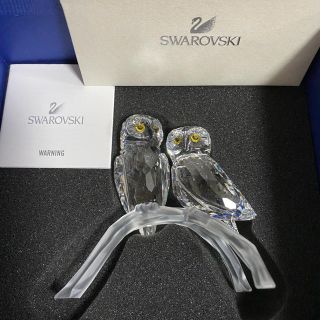 スワロフスキー(SWAROVSKI)のお値引きしました！未使用　スワロフスキー　フクロウ(置物)