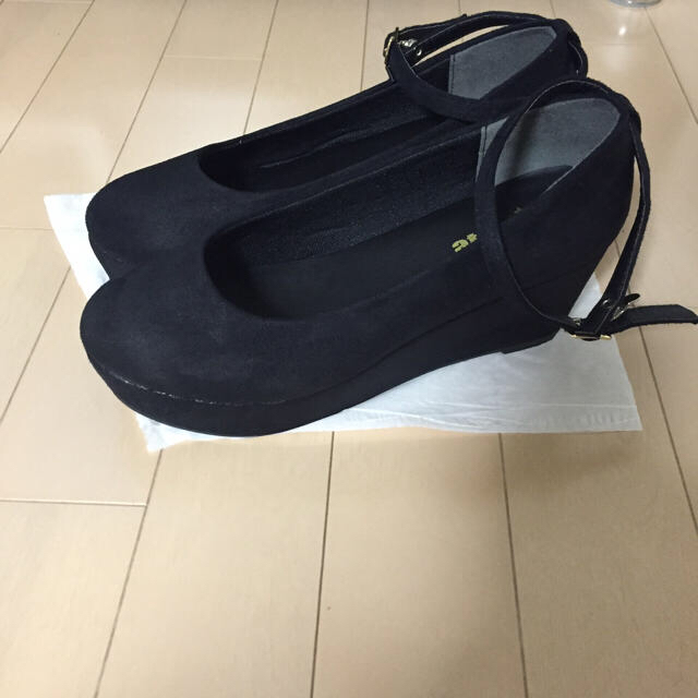 厚底パンプス ブラック レディースの靴/シューズ(ハイヒール/パンプス)の商品写真