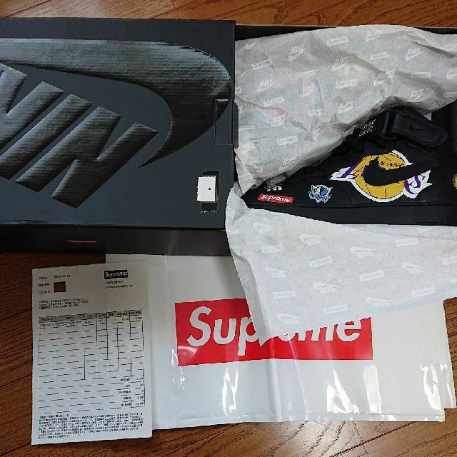 Supreme /Nike/NBA Teams Air Force 1 Midカラーブラック