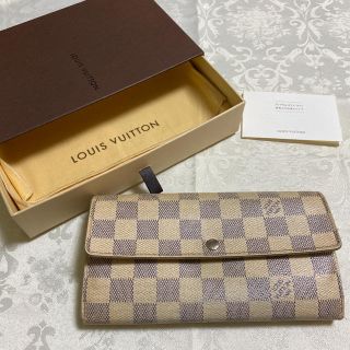 ルイヴィトン(LOUIS VUITTON)のルイヴィトン ダミエ アズール　長財布(財布)