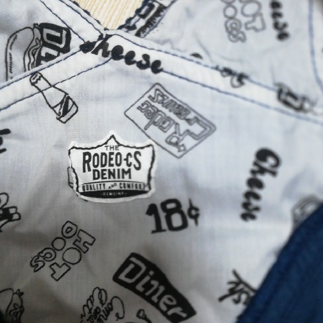 RODEO CROWNS(ロデオクラウンズ)のオーバーオール　青色　コーデュロイ レディースのパンツ(サロペット/オーバーオール)の商品写真