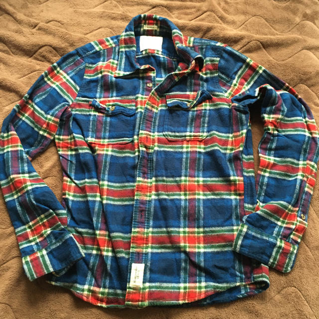 Abercrombie&Fitch(アバクロンビーアンドフィッチ)の古着　ネルシャツ　チェックシャツ メンズのトップス(シャツ)の商品写真