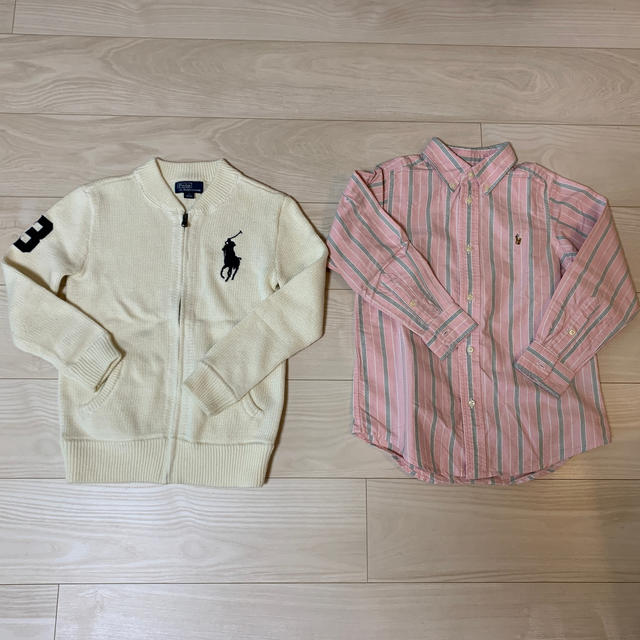 POLO RALPH LAUREN(ポロラルフローレン)のPOLO RALPH LAUREN ラルフローレン　キッズ　ニット&シャツ キッズ/ベビー/マタニティのキッズ服男の子用(90cm~)(Tシャツ/カットソー)の商品写真