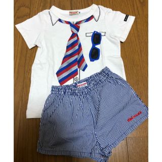 ミキハウス(mikihouse)のミキハウス　Tシャツ、ショートパンツセット（100）(Tシャツ/カットソー)