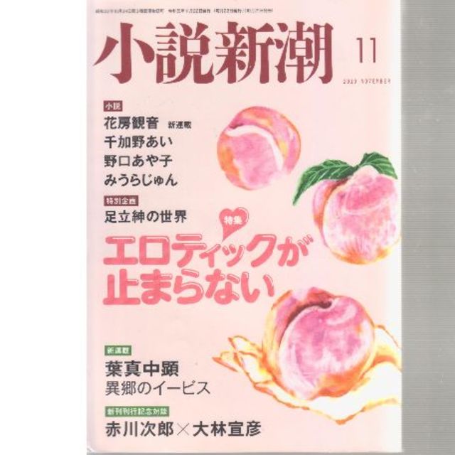 エロティックが止まらない　足立紳の世界　2019年11月号　値下げしました。 エンタメ/ホビーの雑誌(文芸)の商品写真