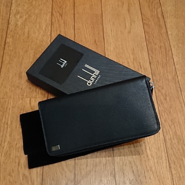 通販なら ☆dunhill 未使用 メンズ ラウンドファスナー 長財布