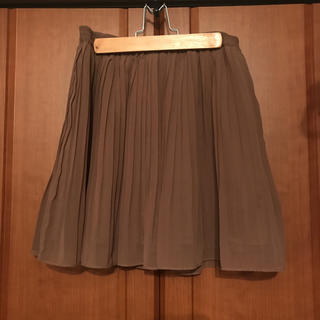 オゾック(OZOC)のプリーツスカート ブラウン OZOC 38号 Mサイズ(ひざ丈スカート)