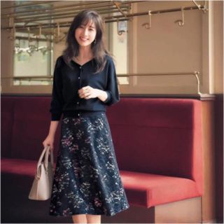 エニィスィス(anySiS)の値下げ anysis  田中みな実 コラボ セットアップ 完売 美人百花(ひざ丈ワンピース)