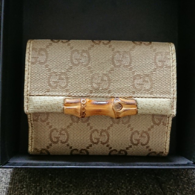 Gucci - GUCCI グッチ バンブー 二つ折り財布 Wホックの通販 by tumiki's shop
