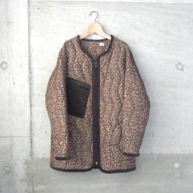 YOUNG&OLSEN LEOPARDQUILTJACKET