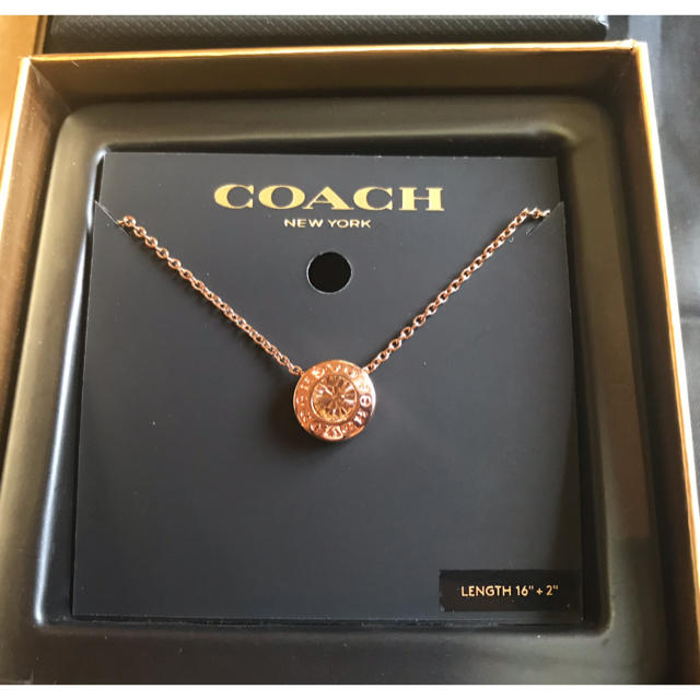 COACH コーチ ネックレス  ペンダント ローズゴールドローズゴールド買付地