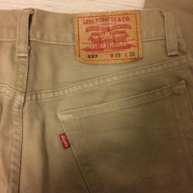 日本製◆Levi's PREMIUM 525◆W29ストライプパンツ 730