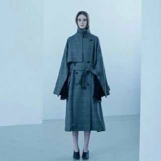 サンシー(SUNSEA)のstein oversized overlap coat(トレンチコート)