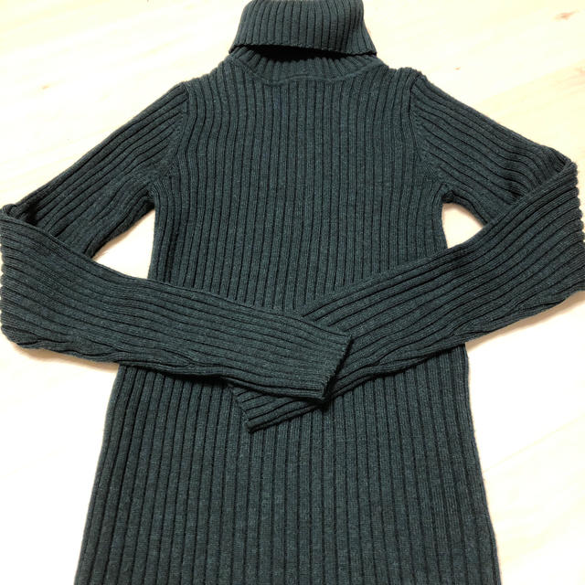 MUJI (無印良品)(ムジルシリョウヒン)のタートルセーター キッズ/ベビー/マタニティのキッズ服女の子用(90cm~)(ニット)の商品写真