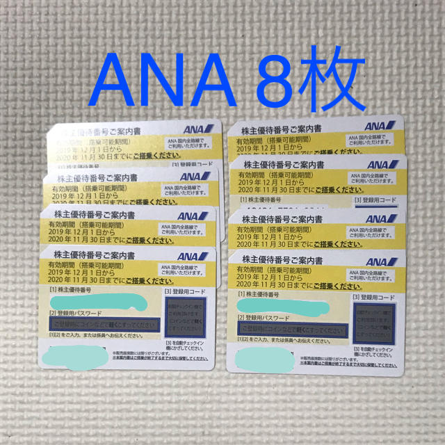 ANA 株主優待 8枚 でおすすめアイテム。 15249円 aulicum.com-日本全国 ...