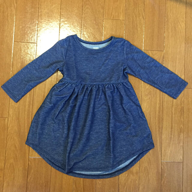 Old Navy(オールドネイビー)の☆デニム風ワンピース☆ キッズ/ベビー/マタニティのベビー服(~85cm)(ワンピース)の商品写真