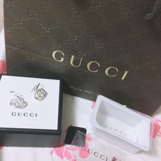 グッチ(Gucci)の【月末まで値下】GUCCI グッチ ピアス シルバー(ピアス)