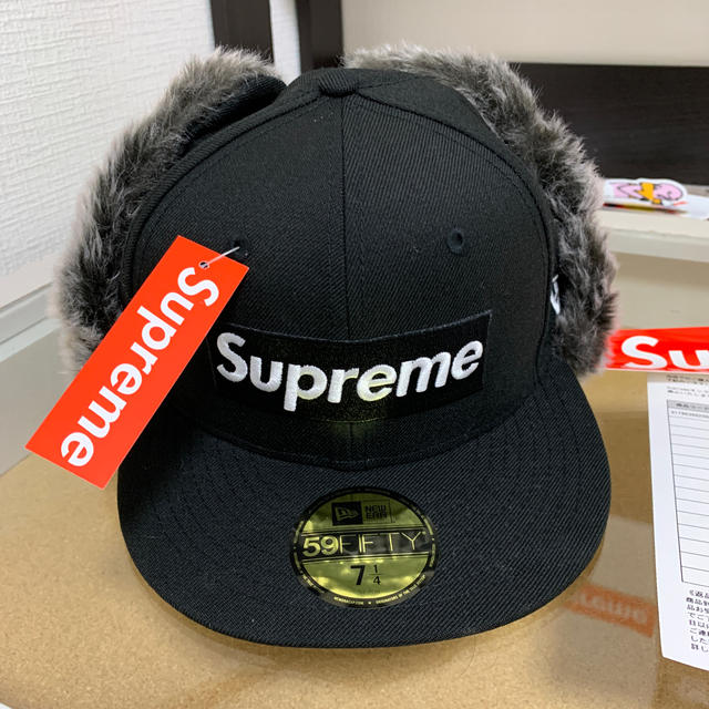 帽子Supreme Earflap New Era シュプリーム ニューエラ71/4