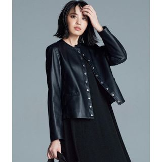23区 レザージャケット ノーカラージャケット(レディース)の通販 17点