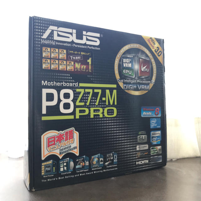 マザーボード【動作確認済】ASUS P8Z77-M PRO Z77 LGA1155