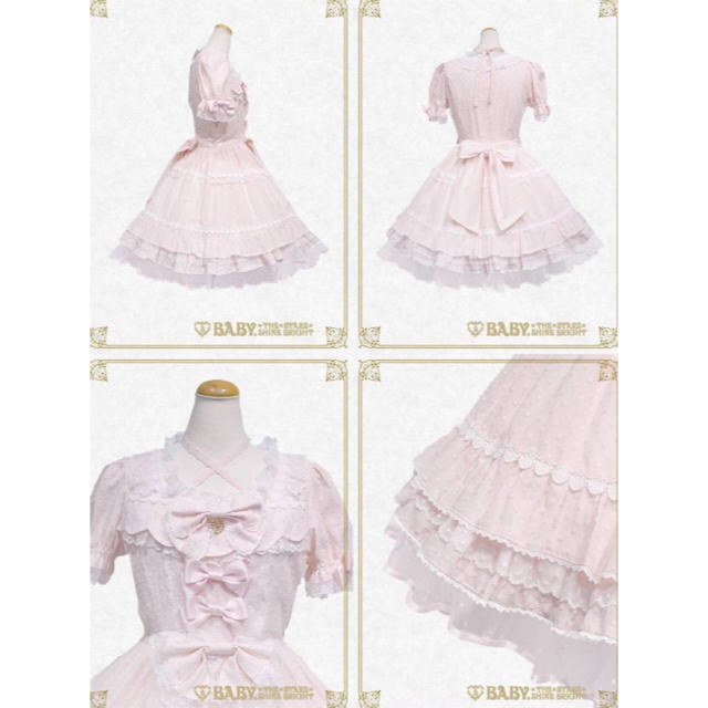 Angelic Pretty(アンジェリックプリティー)の送料無料●定価  3万9744円●BABY●お嬢様いちごスノードットワンピース レディースのワンピース(ひざ丈ワンピース)の商品写真