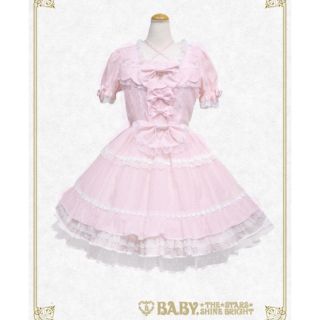 アンジェリックプリティー(Angelic Pretty)の送料無料●定価  3万9744円●BABY●お嬢様いちごスノードットワンピース(ひざ丈ワンピース)