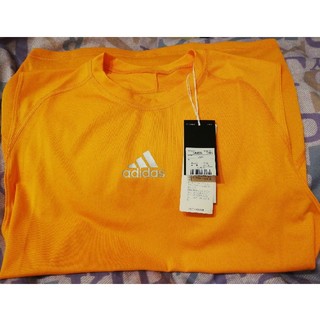 アディダス(adidas)のアディダス　袖なし　オレンジ　ランニング　Lサイズ　未使用　タグ付(Tシャツ/カットソー(半袖/袖なし))
