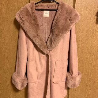 スナイデル(SNIDEL)の専用♡SNIDEL ♡レディモッズコート♡ピンク(毛皮/ファーコート)