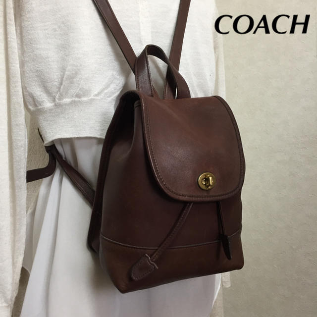 特別送料無料!】 極美品 OLD ターンロック ブラウン オールドコーチ