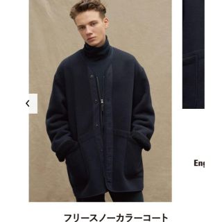 ユニクロ(UNIQLO)のユニクロ　エンジニアドガーメンツ　ノーカラーコート(ノーカラージャケット)