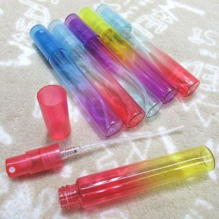 ガラス製アトマイザー 8ml 5色5本セット+おまけ1本(その他)