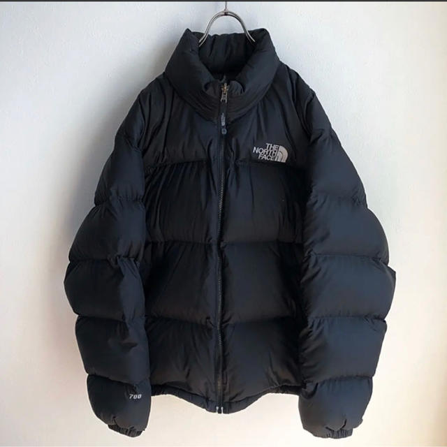 THE NORTH FACE   美品 ノースフェイス ヌプシ センターロゴ ダウン