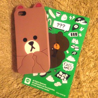 iPhone5ケース♡LINEくまさん(モバイルケース/カバー)