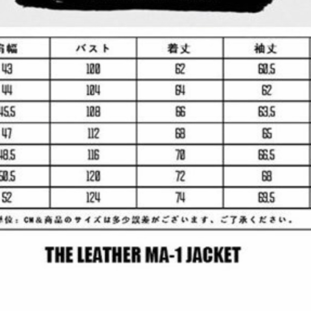 黒色レザージャンバー４Ｌ メンズのジャケット/アウター(ナイロンジャケット)の商品写真